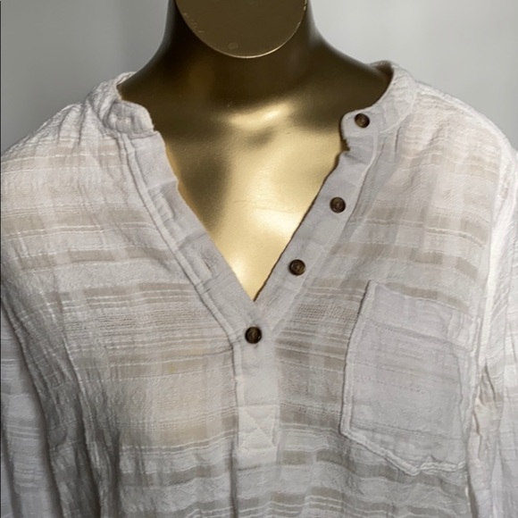 Hollister Textured Cotton Popover Shirt - Picture 7 of 8